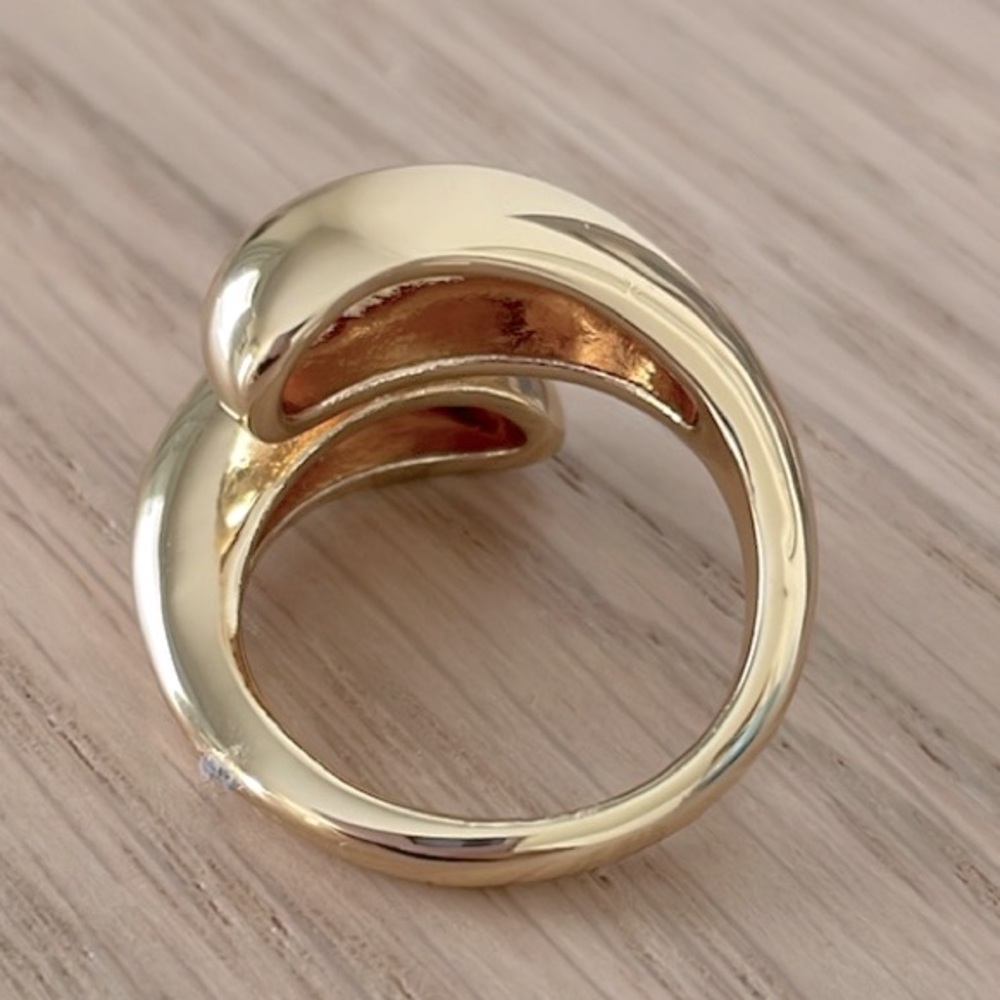 House Of Harlow 1960 14K Gold Plated Chunky Ring - Picture 6 of 8